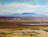 Aquarelle "Le désert de Gobi"